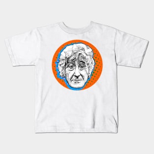 Jon Pertwee Portrait Kids T-Shirt